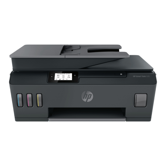 HP Smart Tank Plus 570 Serie Guia Del Usuario