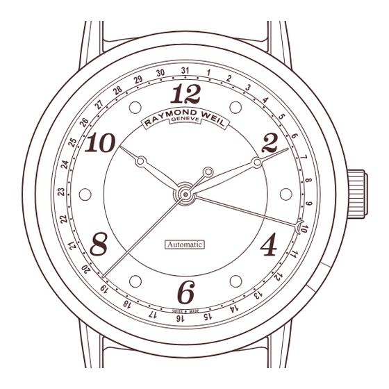 Raymond Weil Geneve Manual De Instrucciones