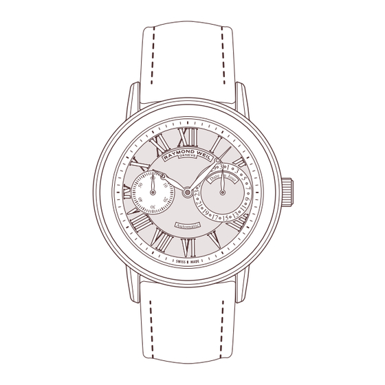 Raymond Weil GENEVE Instrucciones De Uso