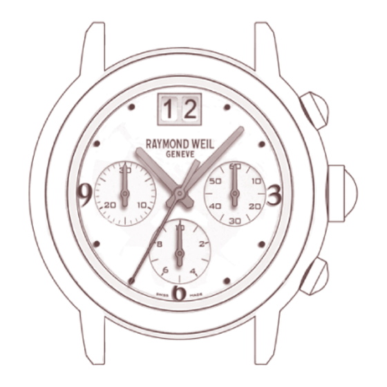 Raymond Weil GENEVE Manual Del Usuario