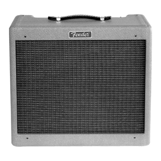 Fender Blues Junior LTD Manual De Instrucciones