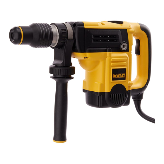 DeWalt D25501 Manual De Instrucciones