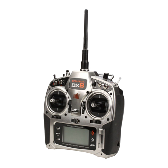 Spectrum DX8 Guía De Inicio Rápida