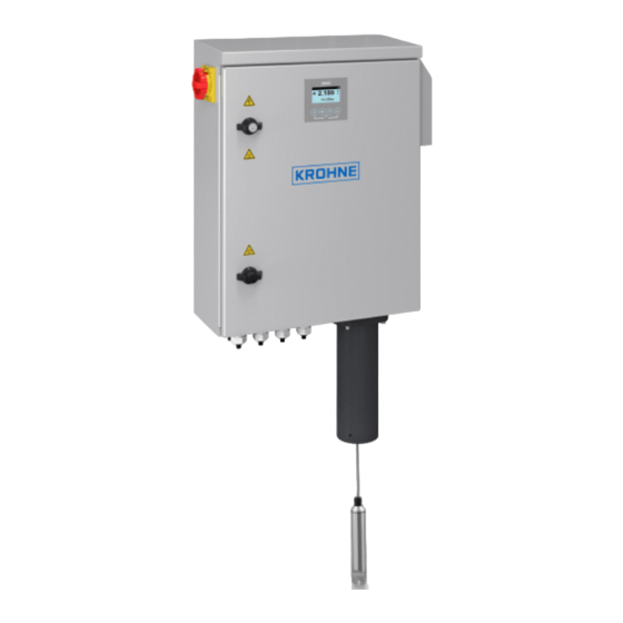 KROHNE OPTISYS SLM 2100 Manual De Instrucciones