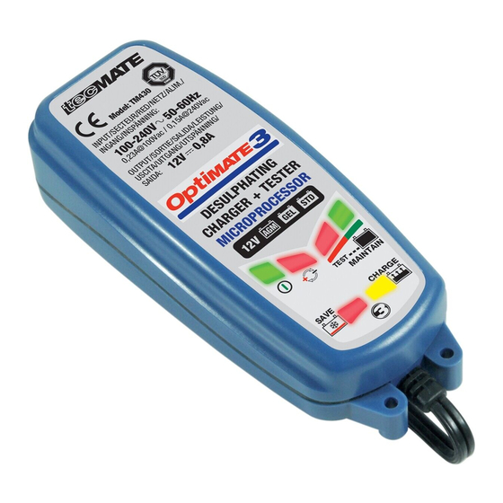 TecMate Optimate 3 TM430 Modo De Empleo