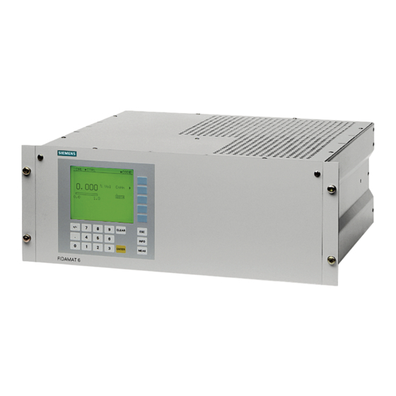 Siemens FIDAMAT 6 Instrucciones De Servicio