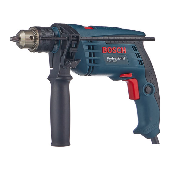 Bosch Professional GSB 13 RE Manual Original