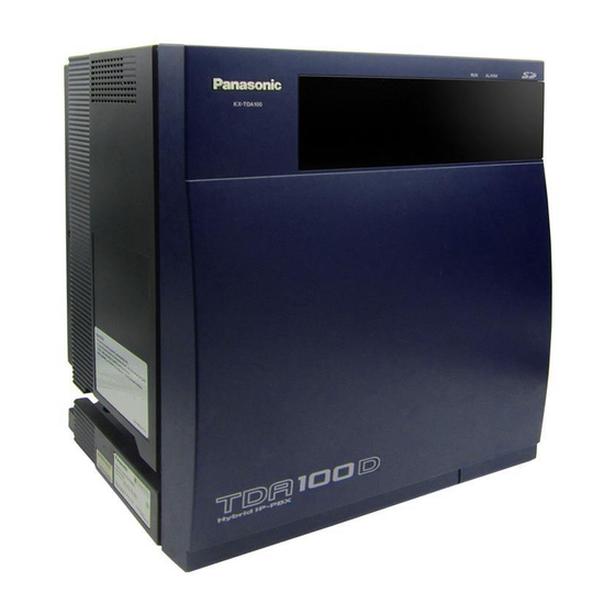 Panasonic KX-TDA100D Manual De Instalación