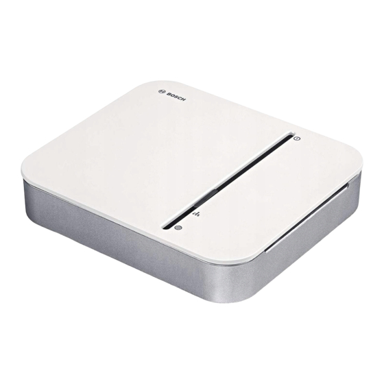 Bosch Smart Home Controller AA Guía De Uso