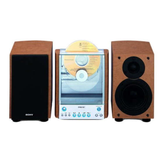 Sony CMT-EX1 Manual De Instrucciones