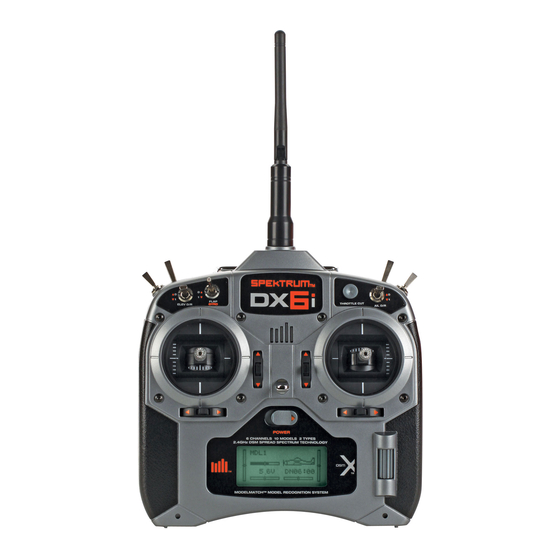 Spektrum DX6i Manual Del Usuario