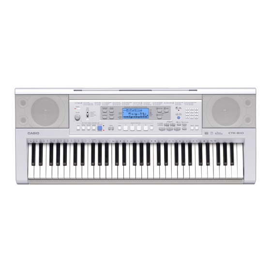 Casio CTK-810 Guia Del Usuario