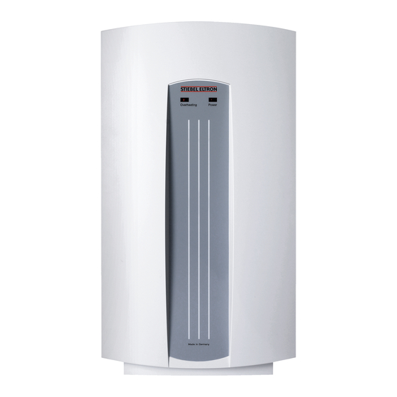 Stiebel Eltron DHC Serie Instrucciones De Instalación Para