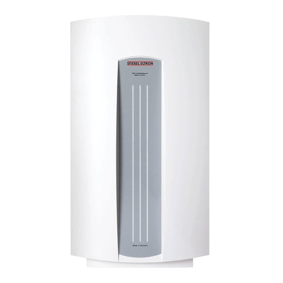 Stiebel Eltron DHC Serie Operación E Instalación
