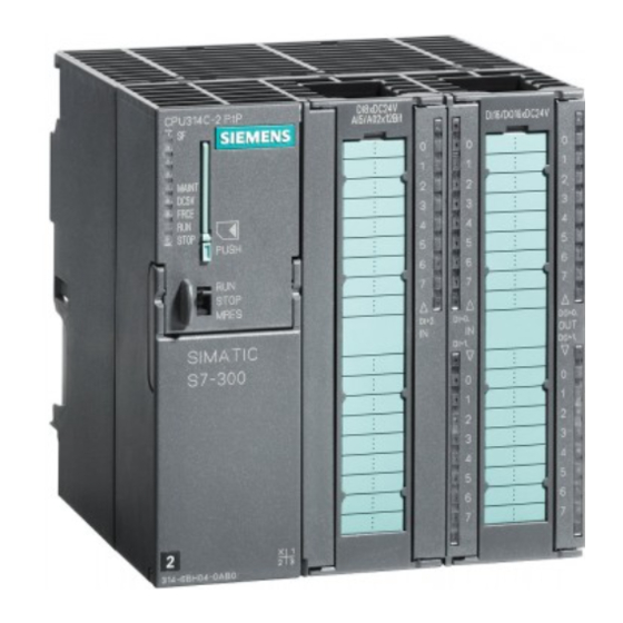 Siemens SIMATIC S7-300 CPU 31xC Serie Primeros Pasos