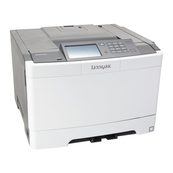 Lexmark CS510 Guia Del Usuario