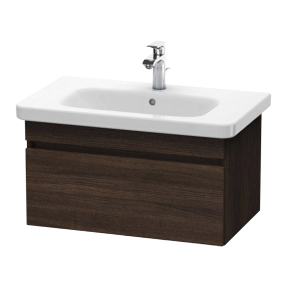 DURAVIT DuraStyle DS 0061 Instrucciones De Montaje