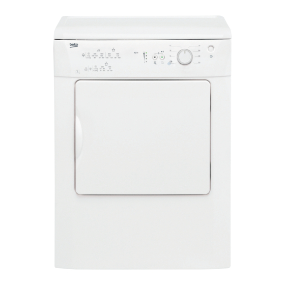 Beko DV 7110 Manual Del Usuario