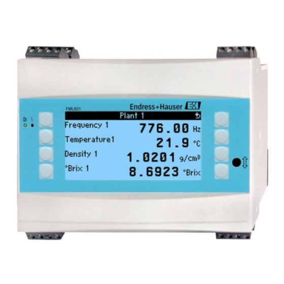 Endress+Hauser FML621 Manual De Instrucciones