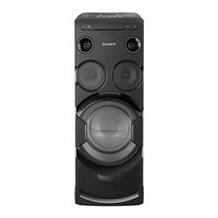 Sony MHC-V77DW Guía De Inicio