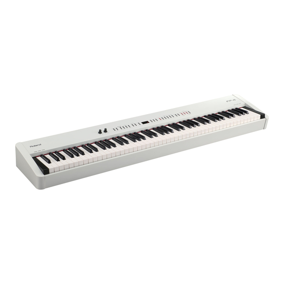 Roland FP-4 El Manual Del Propietario