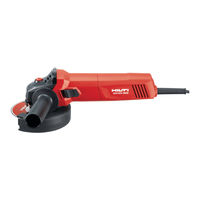 Hilti AG 125-8SE Manual De Instrucciones