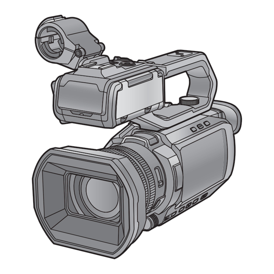 Panasonic AG-CX8 Instrucciones De Funcionamiento