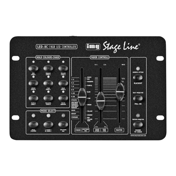 IMG STAGELINE LED-8C Manuales