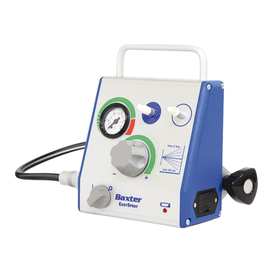 baxter EasySpray Instrucciones Para El Uso Correcto