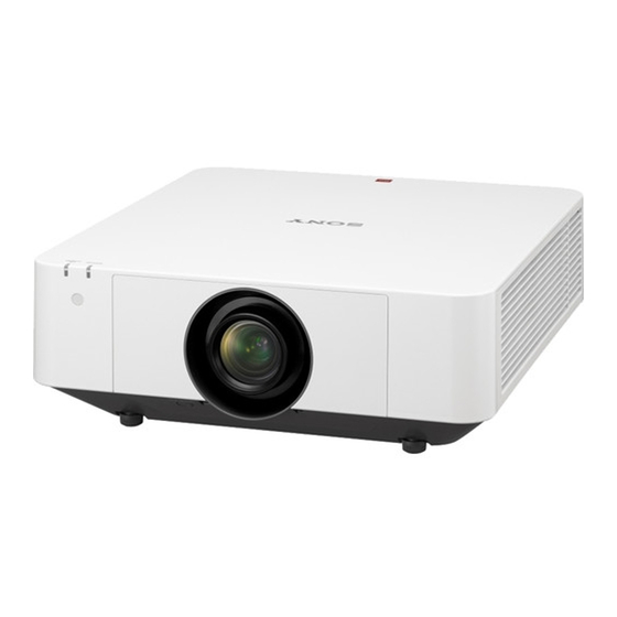 Sony VPL-FH65 Manual De Referencia