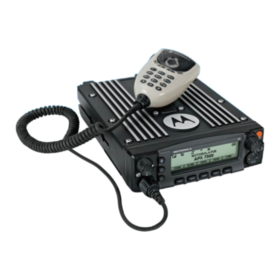 Motorola ASTRO APX O5 Guia De Inicio Rapido