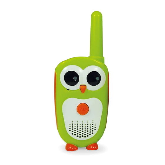 Buki Walkie Talkie Junior Manual De Instrucciones