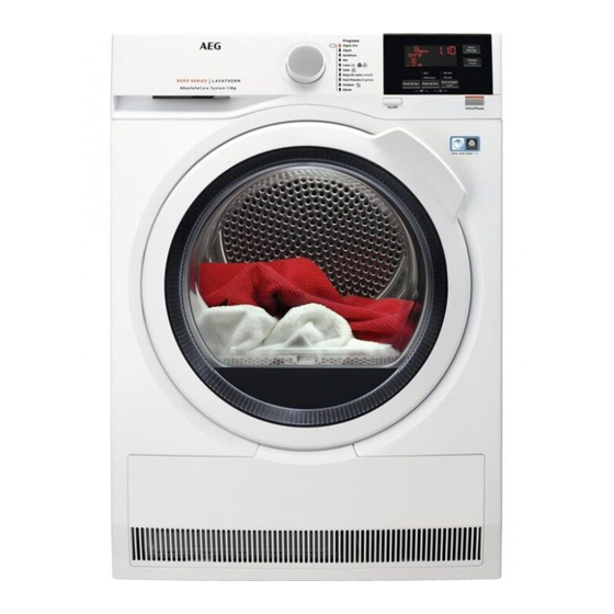 AEG T8DBG861 Manual De Instrucciones