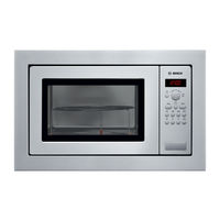 Bosch HMT84G651V Instrucciones De Uso