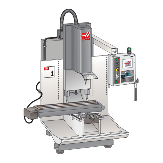 Haas Toolroom Mill Manual Del Usuario