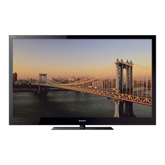 Sony BRAVIA KDL-60NX720 Manual De Instrucciones