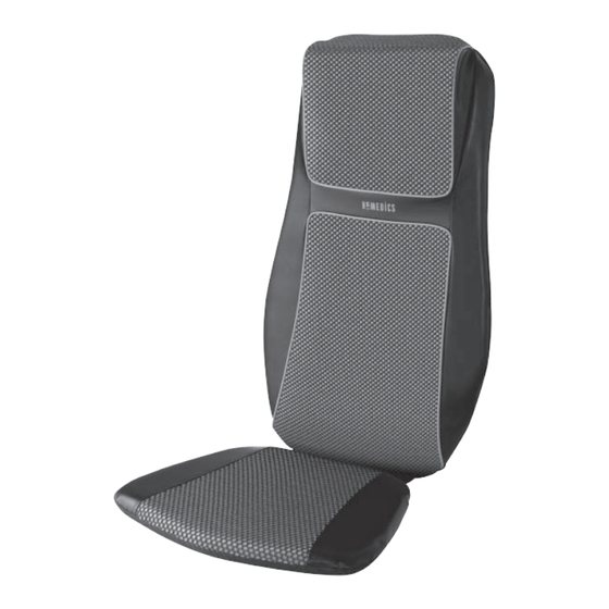 HoMedics Deluxe Shiatsu MCS-600H Manual De Instrucciones