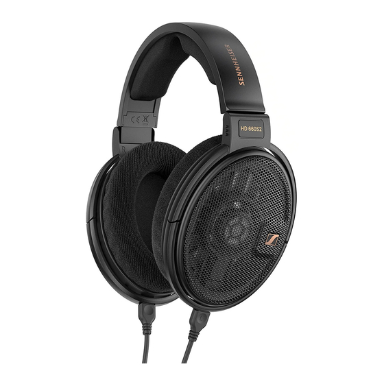 Sennheiser HD 660S2 Instrucciones Resumidas