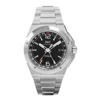 iwc Ingenieur Dual Time 3244 Instrucciones De Manejo