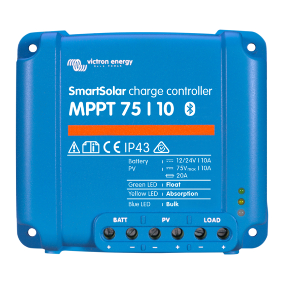 Victron energy SmartSolar MPPT 75/10 Manual
