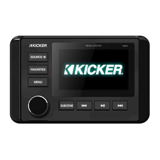 Kicker KMC4 Manual Del Propietário