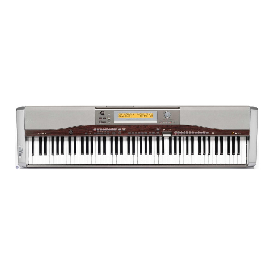 Casio Privia PX-400R Guia Del Usuario