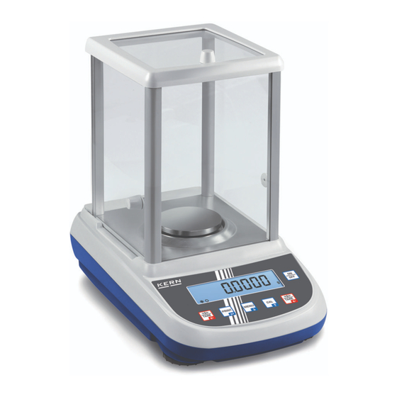 KERN ALJ 160-4A Manual De Instrucciones
