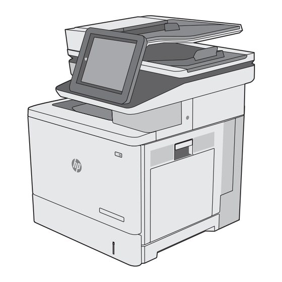 HP Color LaserJet E57540 Serie Guia De Instalacion