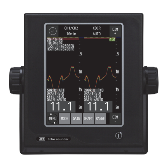 JRC JFE-400 Manual De Instrucciones