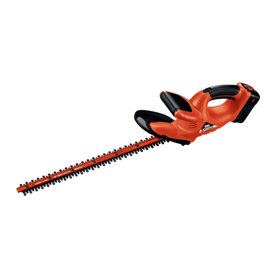 Black and Decker NHT518 Manual De Instrucciones
