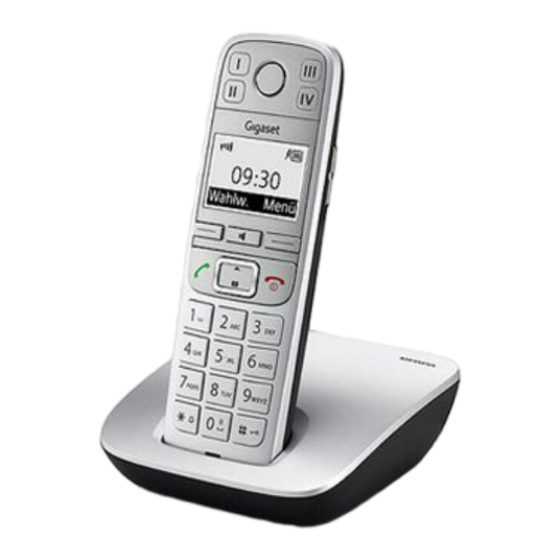 Siemens Gigaset E500 Manual De Instrucciones