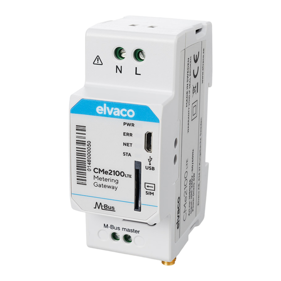 Elvaco CMe2100 LTE Manual De Instalación