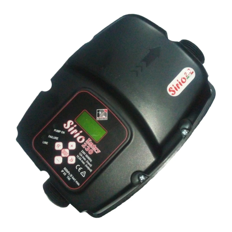 Italtecnica Sirio Instrucciones De Uso