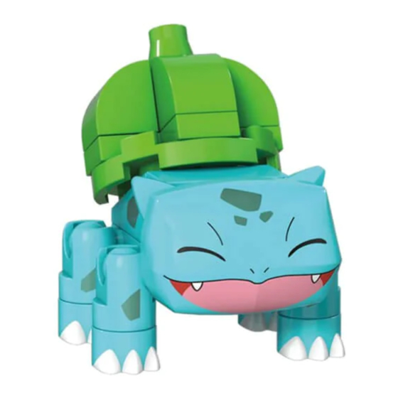 Mega POKEMON BULBASAUR Manual De Instrucciones